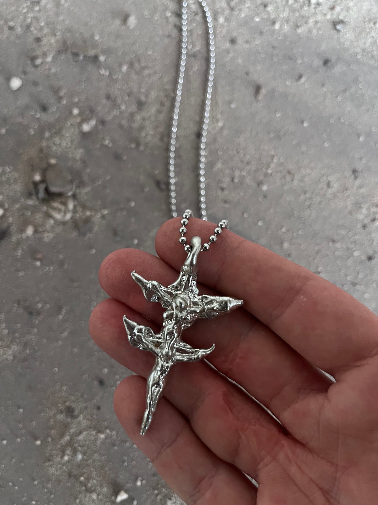 DOUBLE JESUS PIECE PENDANT